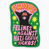 FANGS Cat Sticker