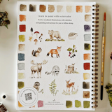 Woodland Watercolor Workbook