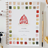 Farm Watercolor Workbook