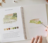 Farm Watercolor Workbook