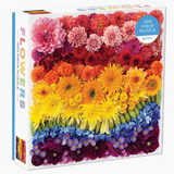 Rainbow Summer Flowers 500 Piece Jigsaw Puzzle