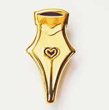Fountain Pen Nib Enamel Pin
