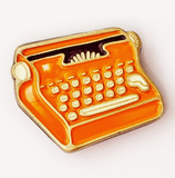 Typewriter Enamel Pin