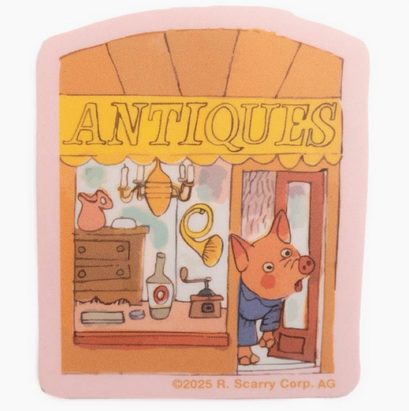 Richard Scarry Antique Shop Sticker – Full Circle Gifts & Goods