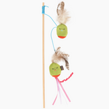 Cat Toy - Feline Frenzy Purrfectly Pitted Wand Toy