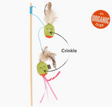 Cat Toy - Feline Frenzy Purrfectly Pitted Wand Toy