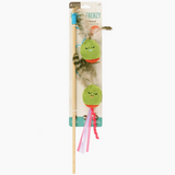 Cat Toy - Feline Frenzy Purrfectly Pitted Wand Toy