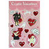 Cryptid Valentine Sticker Sheet