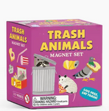 Trash Animals Magnet Set: Live Free, Eat Trash!