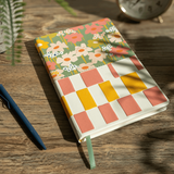 Blooms & Geos Vegan Leather Journal