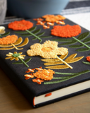 Chunky Flowers Embroidered Journal