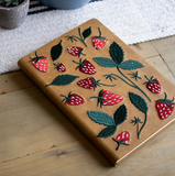 Elana's Berries Embroidered Journal - Full Circle Gifts & Goods