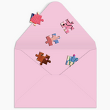 Paws For Love Greeting Card Puzzle