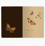Notebook - Butterflies + Peonies
