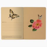Notebook - Butterflies + Peonies