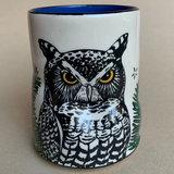 Cary Lane Cup - XL Great Horned Owl - Full Circle Gifts & Goods