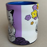 Cary Lane Cup - Large Lucky Knitting Cat - Full Circle Gifts & Goods