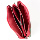 Carnaby Wallet in Vintage Camo with Strap