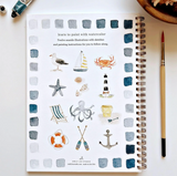 Seaside Watercolor Workbook