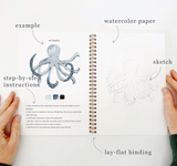 Seaside Watercolor Workbook