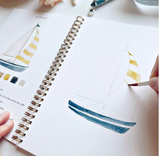 Seaside Watercolor Workbook