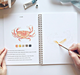 Seaside Watercolor Workbook