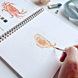 Seaside Watercolor Workbook