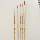 Watercolor Paintbrushes Set Of 5 - Full Circle Gifts & Goods