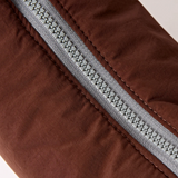 Farringdon Half Moon Bag in Chocolate Taslon