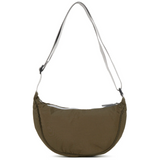 Farringdon Half Moon Bag in Moss Taslon