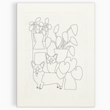 Punch Needle Kit - Corgi Friends