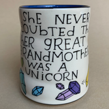 Cary Lane Cup - XL Grandma Unicorn