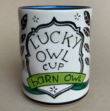 Cary Lane Cup - Large Lucky Barn Owl