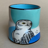 Cary Lane Cup - Medium Lucky Snowy Owl
