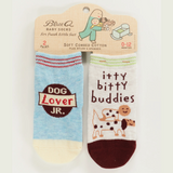 Blue Q Baby Socks - Dog Lover Jr./ Itty Bitty Buddies