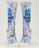 Blue Q Women's Crew Socks - Fuck Off I'm Gaming
