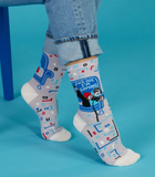 Blue Q Women's Crew Socks - Fuck Off I'm Gaming