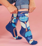 Blue Q Women's Crew Socks - Cool Ass Grandma