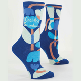 Blue Q Women's Crew Socks - Cool Ass Grandma