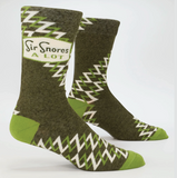 Blue Q Men's Crew Socks - Sir Snores A Lot