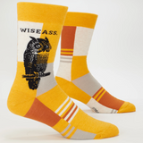 Blue Q Men's Crew Socks - Wise Ass