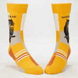 Blue Q Men's Crew Socks - Wise Ass