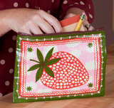 Strawberry Clouds Zipper Pouch