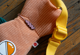 The Fish Bag - Coral + Dark Green