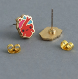 Anatomical Heart Earrings