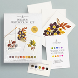 Watercolor Painting Kit - Woodland Botanicals