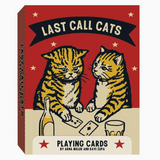 Last Call Cats Playing Cards