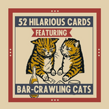 Last Call Cats Playing Cards
