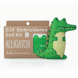 Embroidery Kit - Alligator Stuffy