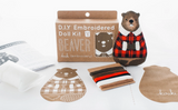 Embroidery Kit - Beaver Stuffy